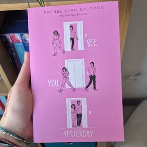 Pink 'See You Yesterday' Book by Rachel Lynn Solomon